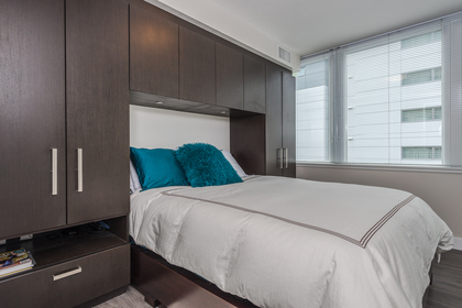 Maser Bedroom at 1001 - 1055 Richards Street, Yaletown, Vancouver West