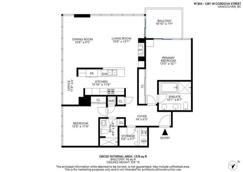 1281-w-cordova-street-coal-harbour-vancouver-west-40 at 1304 - 1281 W Cordova Street, Coal Harbour, Vancouver West
