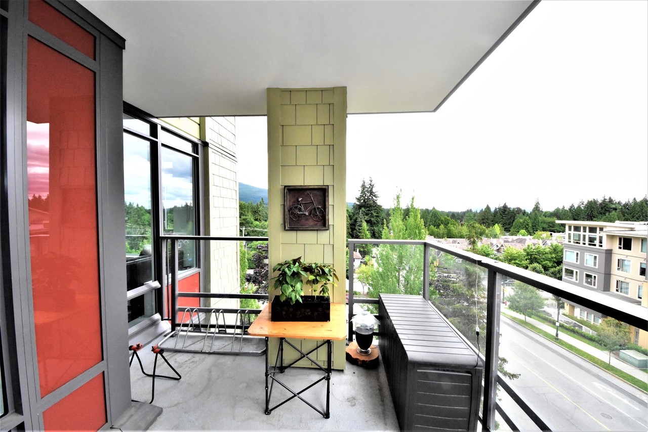 balcony at 419 - 2738 Library Lane, Lynn Valley, North Vancouver
