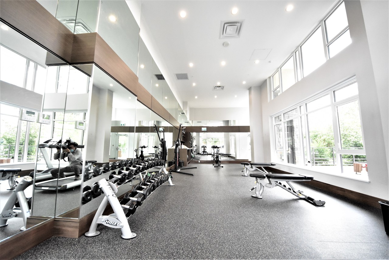 fittness-room-1 at 419 - 2738 Library Lane, Lynn Valley, North Vancouver
