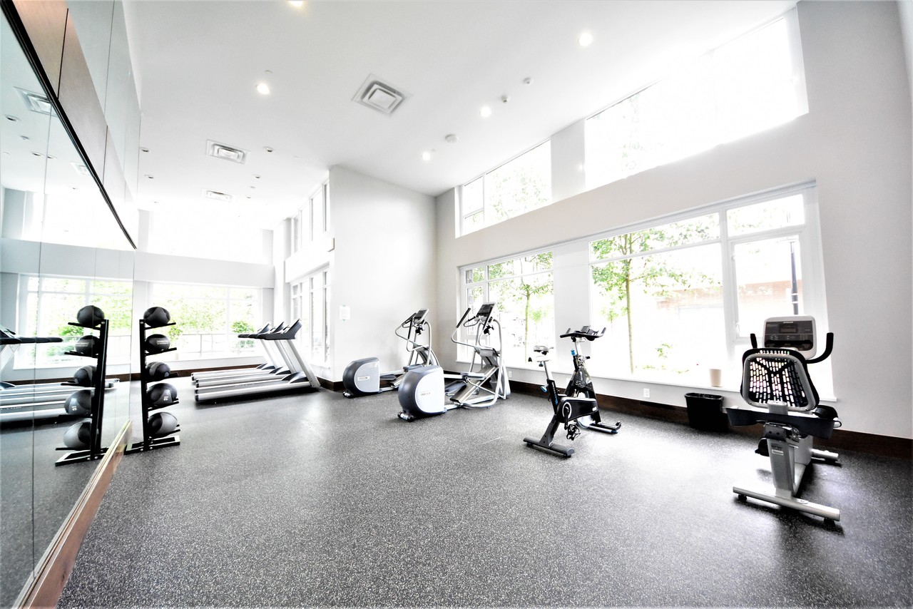 fittness-room at 419 - 2738 Library Lane, Lynn Valley, North Vancouver