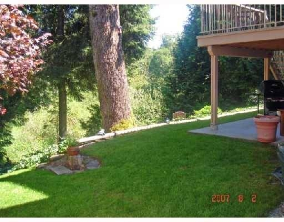 Backyard at 12446 205th st, Maple Ridge