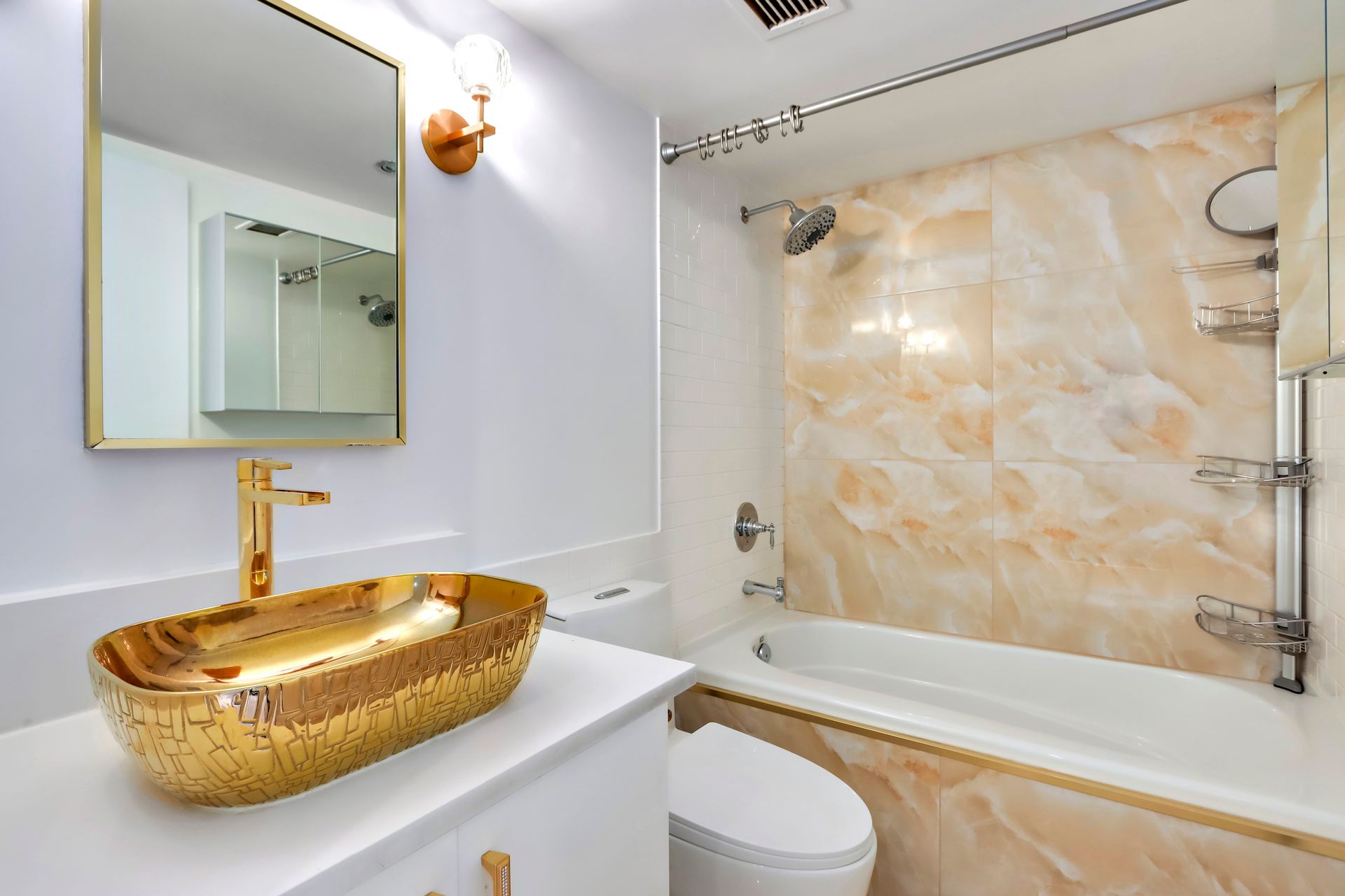 Main Bath with In-suite Laundry at 201 - 55 Alexander Street, Downtown VE, Vancouver East Main Bath with In-suite Laundry at 201 - 55 Alexander Street, Downtown VE, Vancouver East