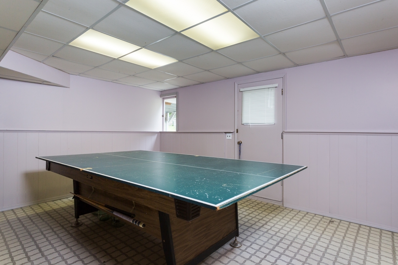 Recreation Room at 4736 Highland Boulevard, Canyon Heights NV, North Vancouver