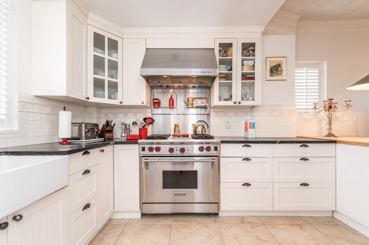 1816 Mahon ave Kitchen Wolf Stove at 1816 Mahon Avenue, Central Lonsdale, North Vancouver