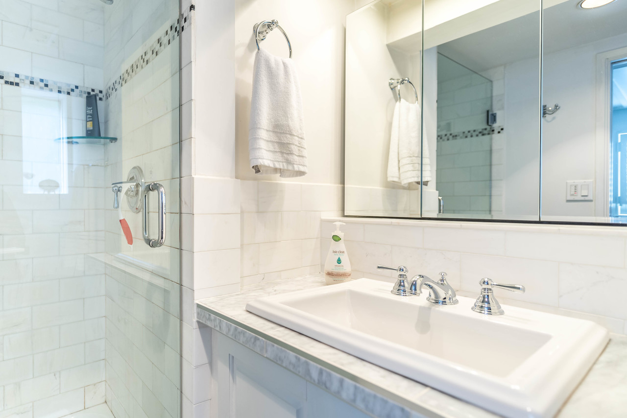 1816 Mahon Ave downstairs Bathroom at 1816 Mahon Avenue, Central Lonsdale, North Vancouver