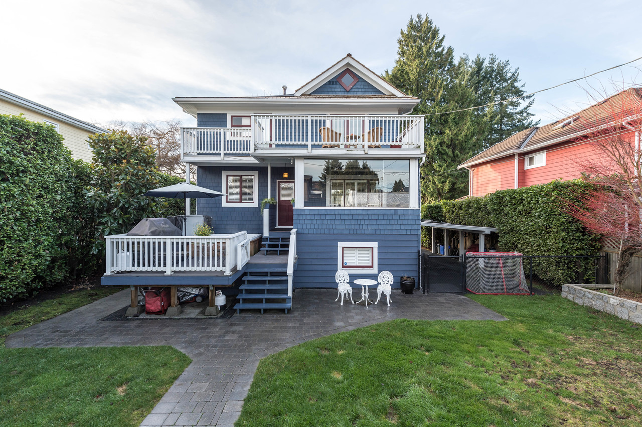 1816 Mahon Ave rear view at 1816 Mahon Avenue, Central Lonsdale, North Vancouver