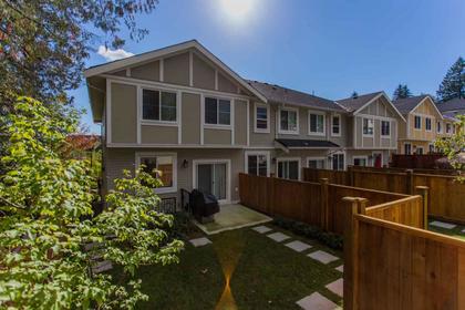 Backyard  of 3373 Carmelo Av., Burke Mountain, Coquitlam