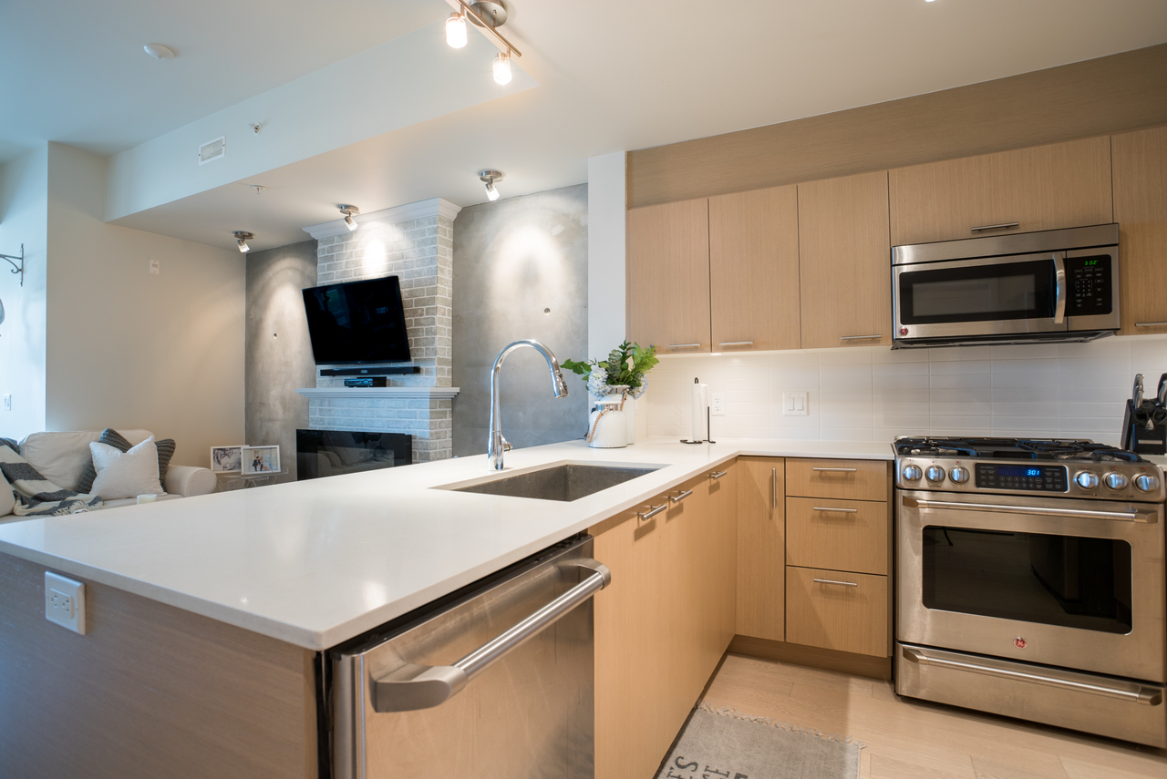 Kitchen of 109 - 2739 Spring St., Port Moody Centre, Port Moody