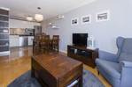 Open plan layout at 1604 - 145 St. Georges Avenue, Lower Lonsdale, North Vancouver