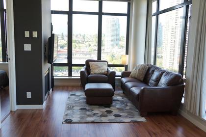 Lots of room in the living room for big furniture if you want at 1606 - 2355 Madison Avenue, Brentwood Park, Burnaby North