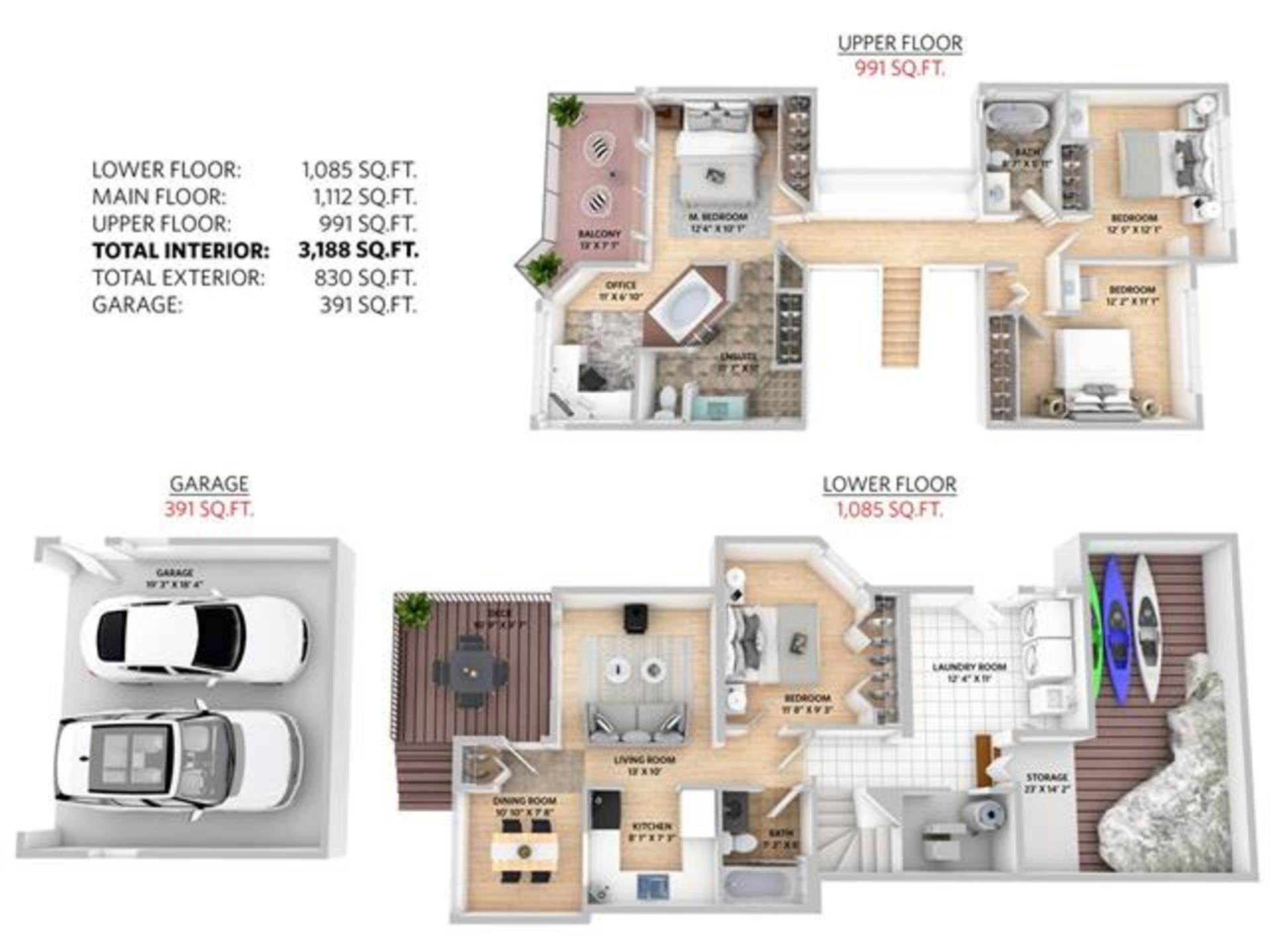floorplan at 2609 Panorama Drive, Deep Cove, North Vancouver