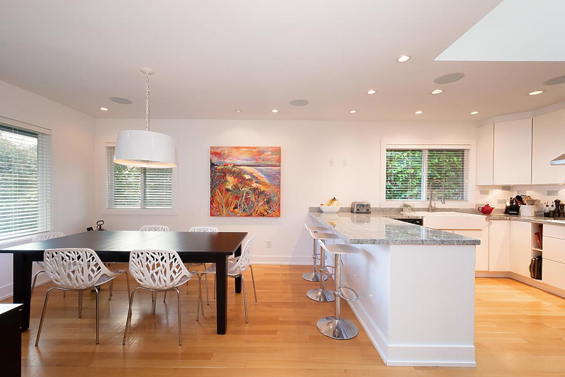 kitchen-dining at 1227 Jefferson Avenue, Ambleside, West Vancouver