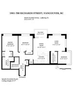 1901-16 at 1901 - 788 Richards, Downtown VW, Vancouver West