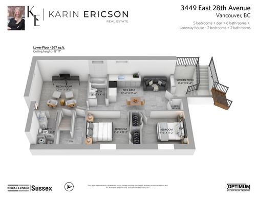 3449_east_28th_avenue_3d_lower_floor at 3449 East 28t Avenue, Renfrew Heights, Vancouver East
