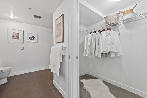 11-primary-suite-complete-with-walk-in-closet-and-ensuite at 304 - 221 East 3rd Street, Lower Lonsdale, North Vancouver