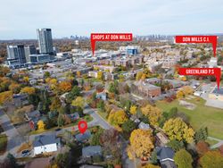 Aerial at 20 Moccasin Trail, Banbury-Don Mills, Toronto