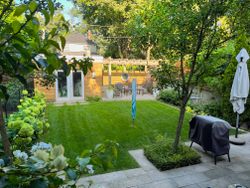Backyard at 32 Southlea Avenue, Leaside, Toronto