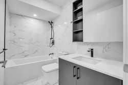 4 Piece Ensuite Bathroom at 214 - 689 The Queensway, Stonegate-Queensway, Toronto
