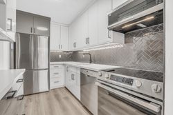 Kitchen at 209 - 20 Sunrise Avenue, Victoria Village, Toronto
