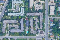 Aerial at 209 - 20 Sunrise Avenue, Victoria Village, Toronto