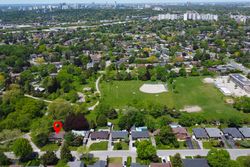 Aerial at 96 Elvaston Drive, Victoria Village, Toronto