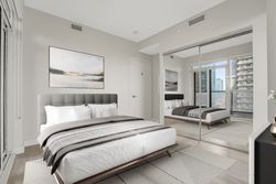 Primary Bedroom Virtually Staged at 1102 - 30 Ordnance Street, Niagara, Toronto