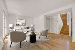 Living Room Virtually Staged at 136 Three Valleys Drive, Parkwoods-Donalda, Toronto