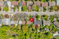 Aerial at 136 Three Valleys Drive, Parkwoods-Donalda, Toronto