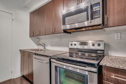 Kitchen at 317 - 15 Bruyeres Mews, Niagara, Toronto