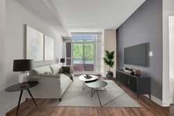 Living Room Virtually Staged at 317 - 15 Bruyeres Mews, Niagara, Toronto
