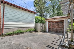 Backyard at 263 Glebeholme Boulevard, Danforth, Toronto