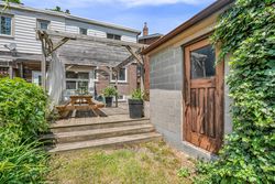 Backyard at 263 Glebeholme Boulevard, Danforth, Toronto