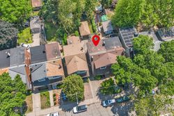 Aerial at 263 Glebeholme Boulevard, Danforth, Toronto