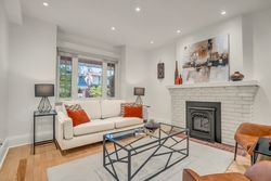 Living Room at 263 Glebeholme Boulevard, Danforth, Toronto