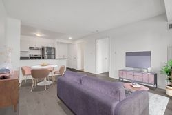 Living & Dining Room Virtually Staged at 802 - 188 Doris Avenue, Willowdale East, Toronto