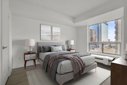 Primary Bedroom Virtually Staged at 802 - 188 Doris Avenue, Willowdale East, Toronto