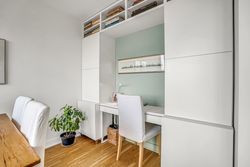Dining Room Office Nook at 609 - 8 Dovercourt Road, Little Portugal, Toronto