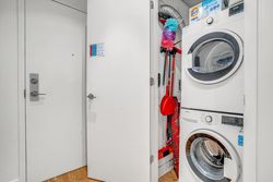 Laundry Closet at 609 - 8 Dovercourt Road, Little Portugal, Toronto