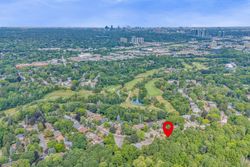 Aerial at 141 Three Valleys Drive, Parkwoods-Donalda, Toronto