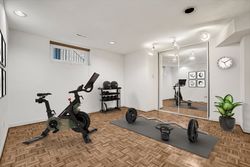 Bedroom/Gym Virtually Staged at 57 Eunice Road, Bayview Village, Toronto