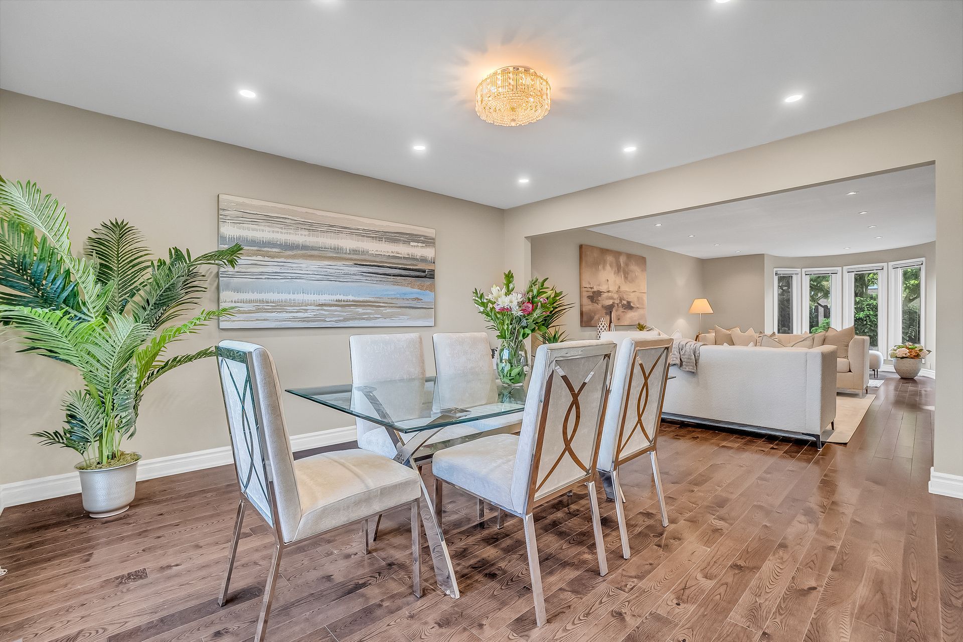 Dining Room at 57 Eunice Road, Bayview Village, Toronto Dining Room at 57 Eunice Road, Bayview Village, Toronto