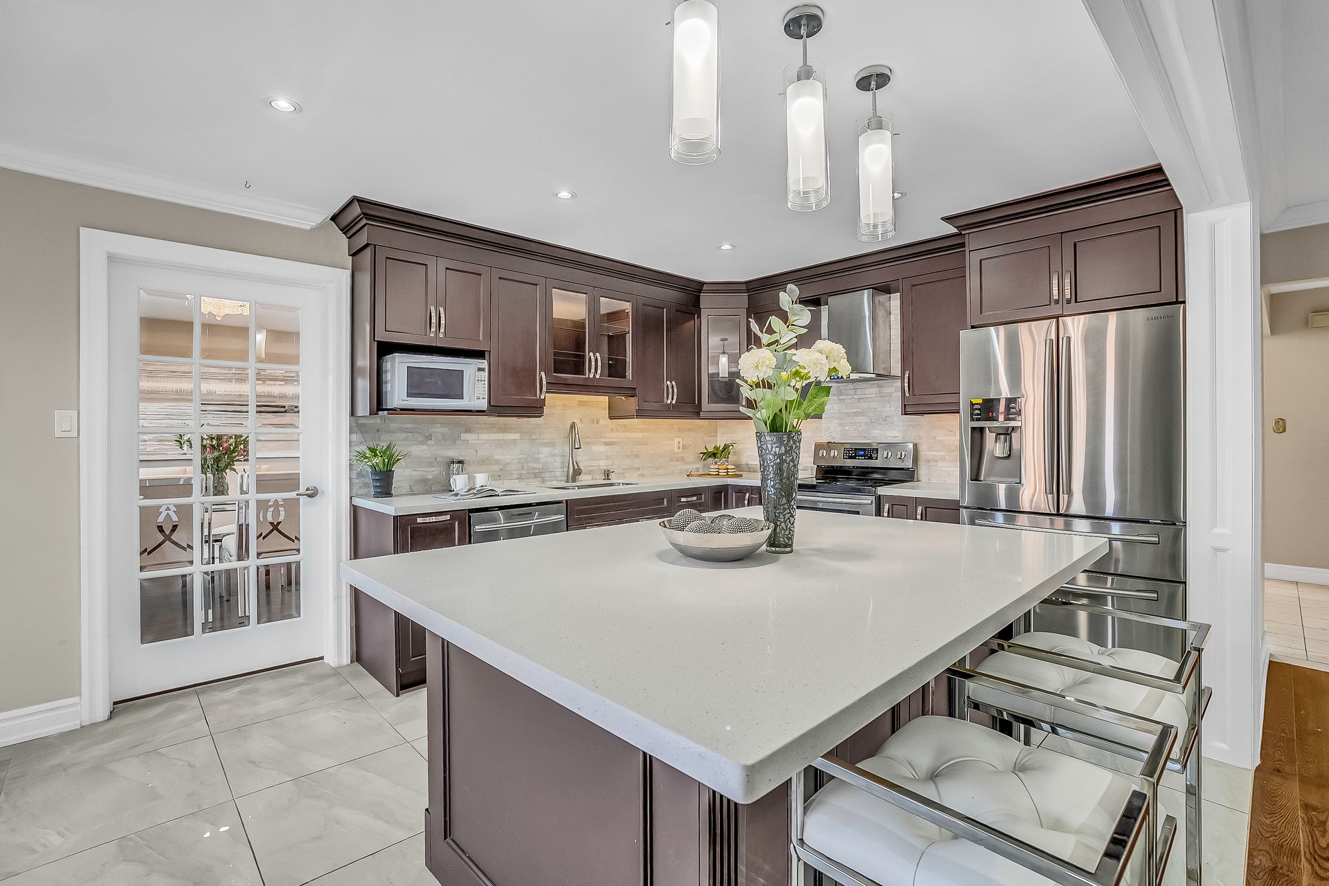 Kitchen at 57 Eunice Road, Bayview Village, Toronto Kitchen at 57 Eunice Road, Bayview Village, Toronto
