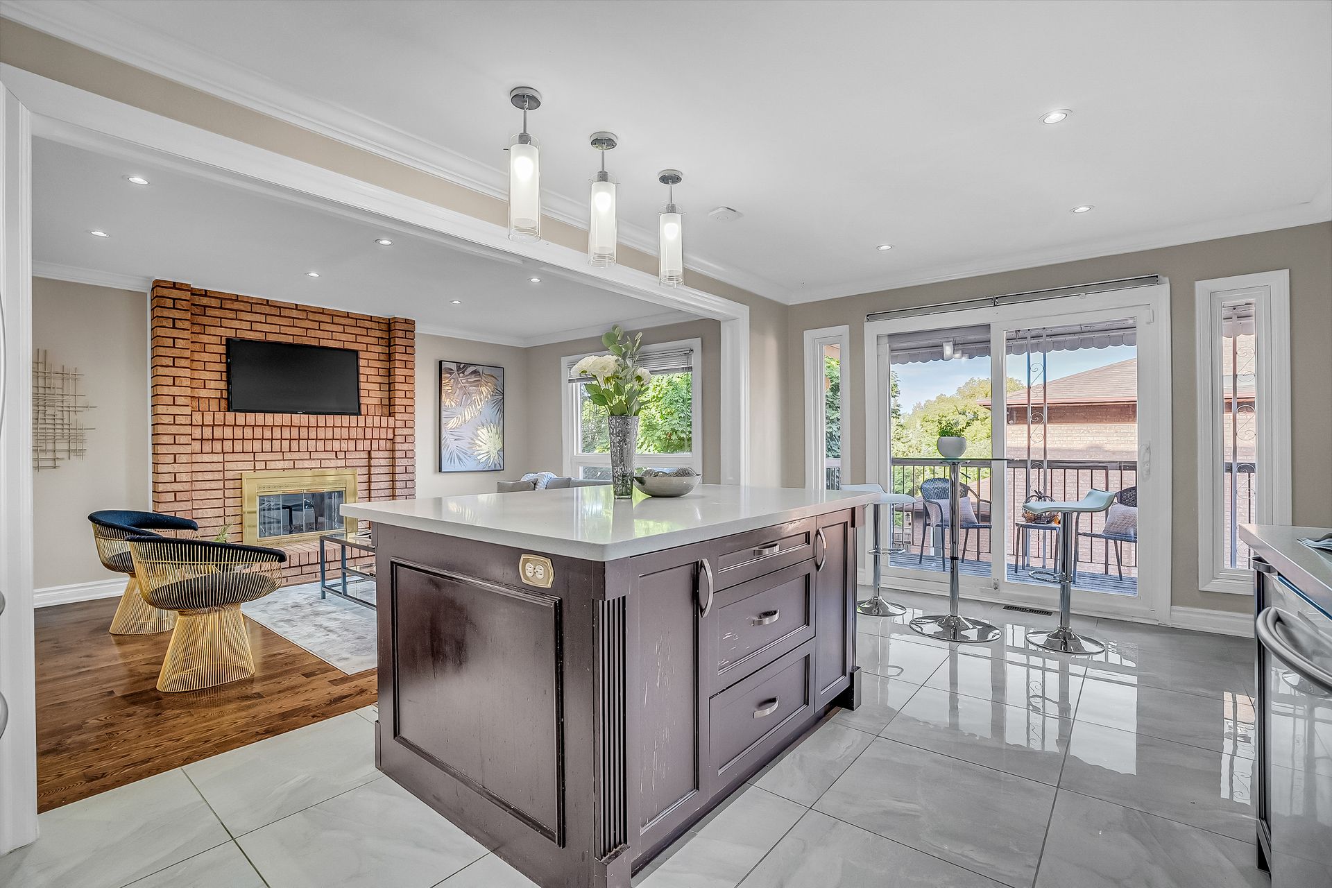 Kitchen at 57 Eunice Road, Bayview Village, Toronto Kitchen at 57 Eunice Road, Bayview Village, Toronto