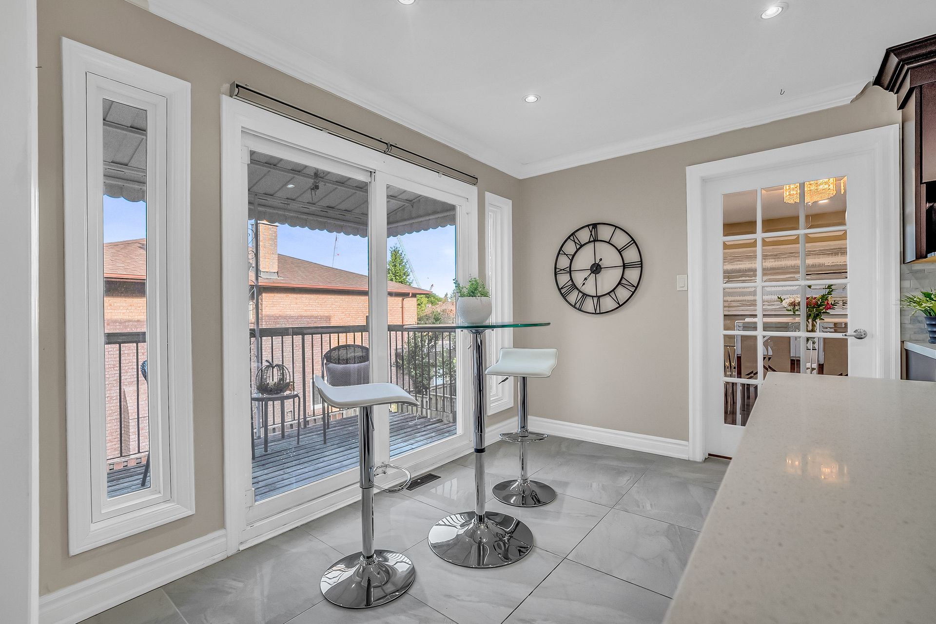 Kitchen at 57 Eunice Road, Bayview Village, Toronto Kitchen at 57 Eunice Road, Bayview Village, Toronto