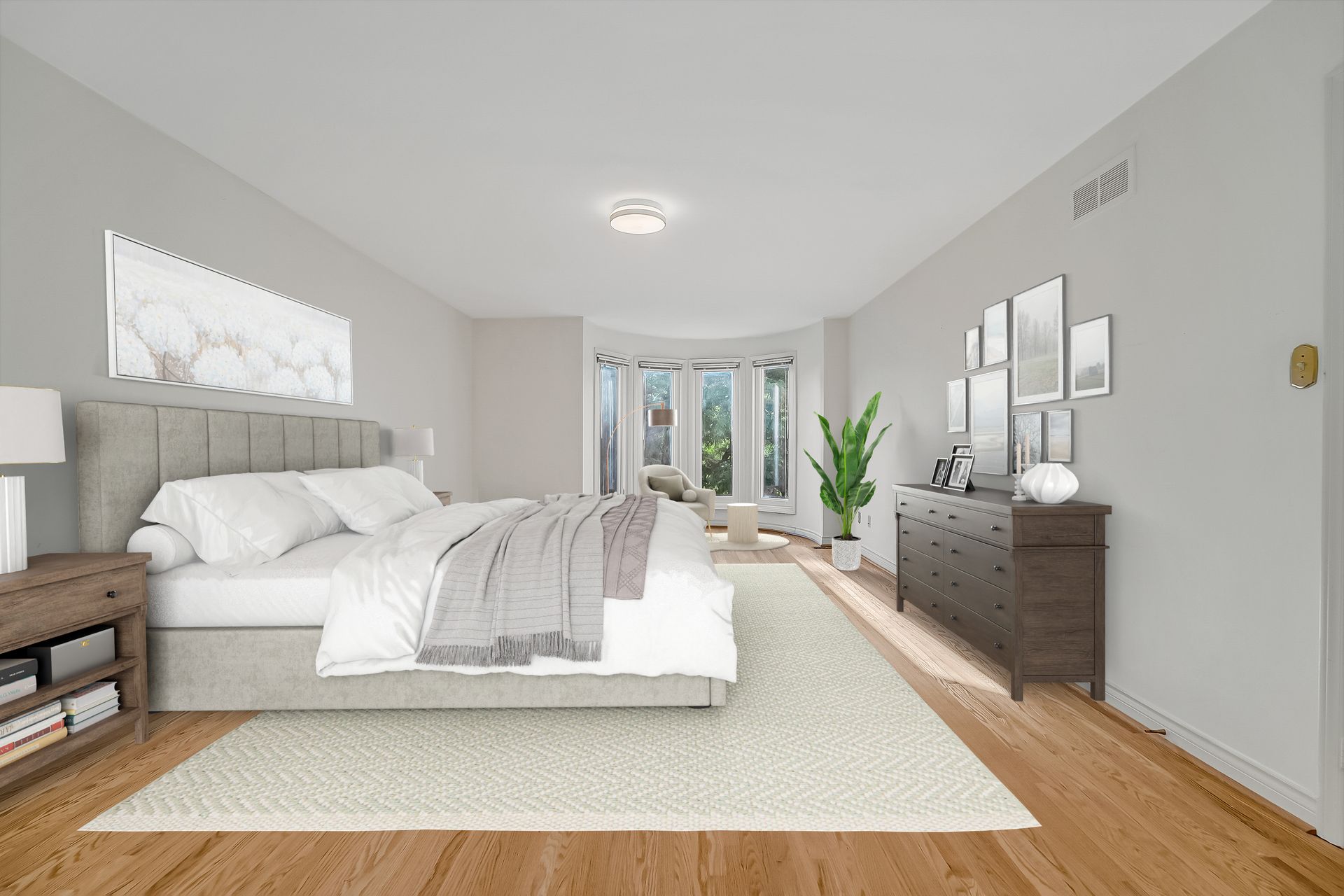 Primary Bedroom Virtually Staged at 57 Eunice Road, Bayview Village, Toronto Primary Bedroom Virtually Staged at 57 Eunice Road, Bayview Village, Toronto