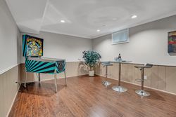 Games Room at 18 Mistflower Road, Hillcrest Village, Toronto