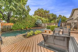 Backyard at 18 Mistflower Road, Hillcrest Village, Toronto