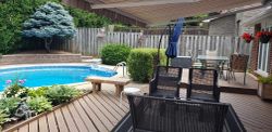 Backyard at 18 Mistflower Road, Hillcrest Village, Toronto