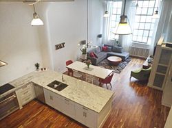 Aerial at 512 - 245 Carlaw Avenue, South Riverdale, Toronto